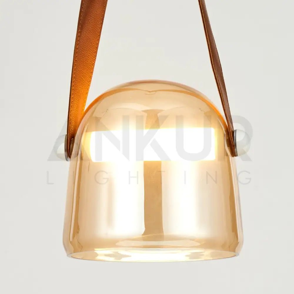 ANKUR LISA NORDIC GLASS VASE LED PENDANT LIGHT - Ankur Lighting