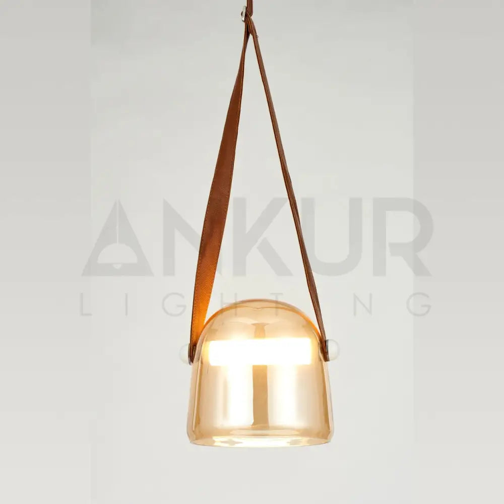 ANKUR LISA NORDIC GLASS VASE LED PENDANT LIGHT - Ankur Lighting