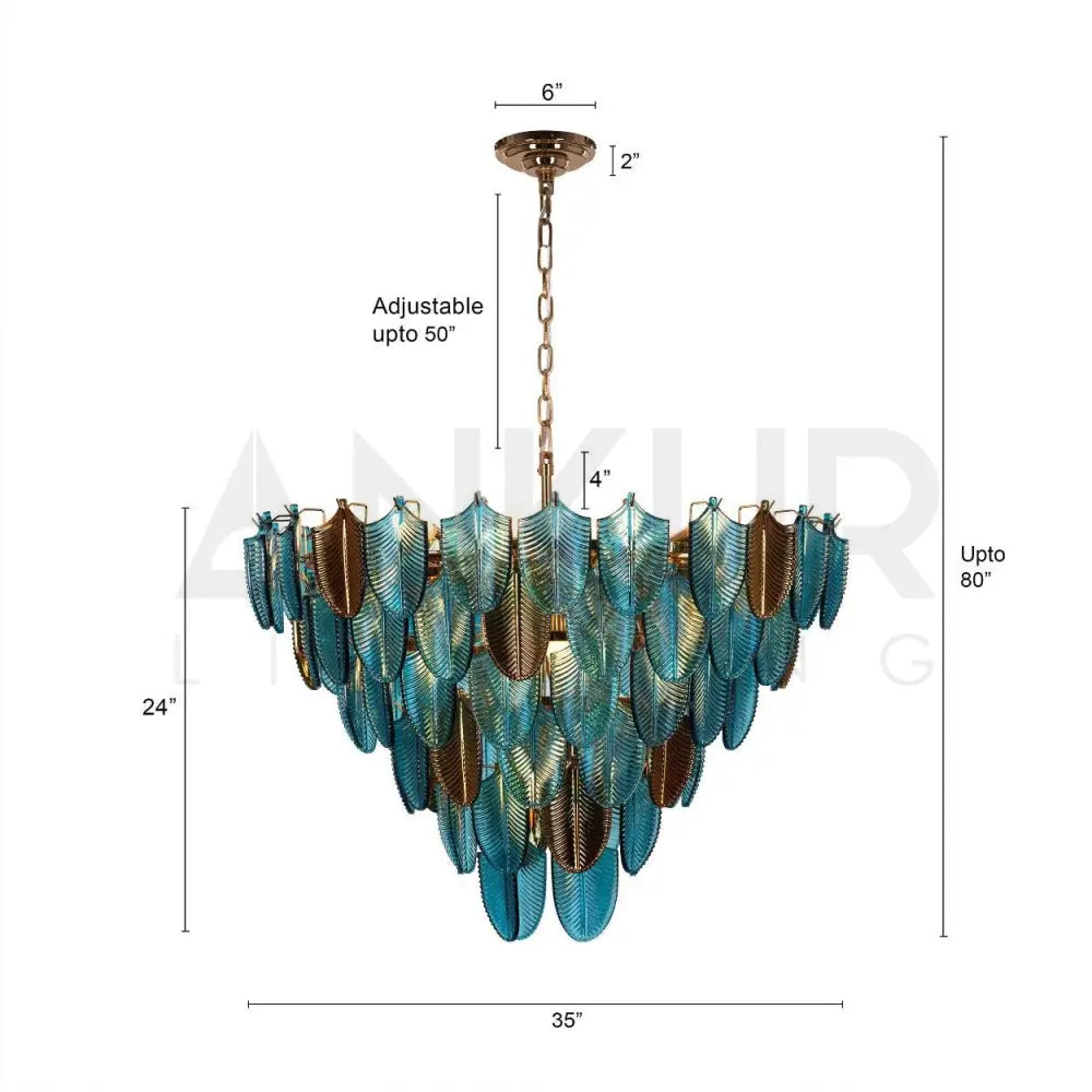 ANKUR MAGIC IN MILAN CONTEMPORARY CHANDELIER - Ankur Lighting