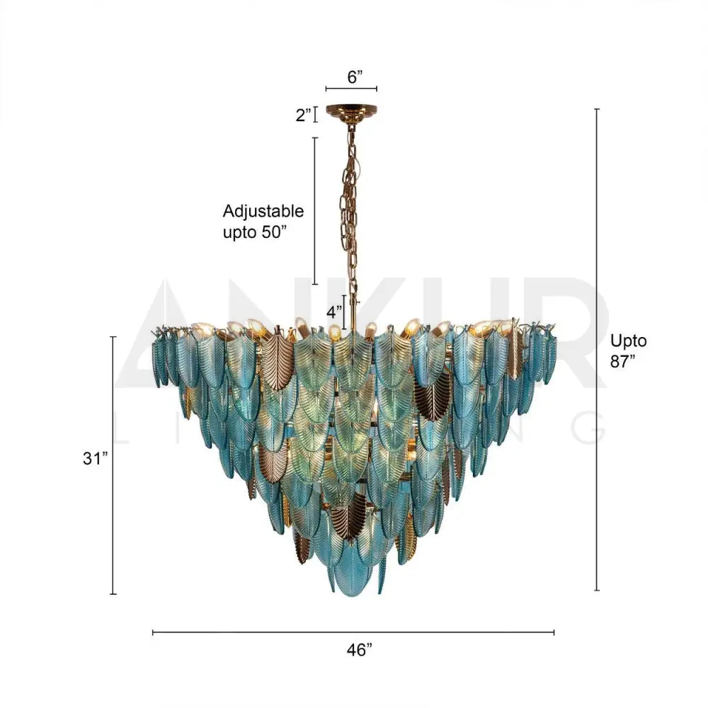 ANKUR MAGIC IN MILAN CONTEMPORARY CHANDELIER - Ankur Lighting