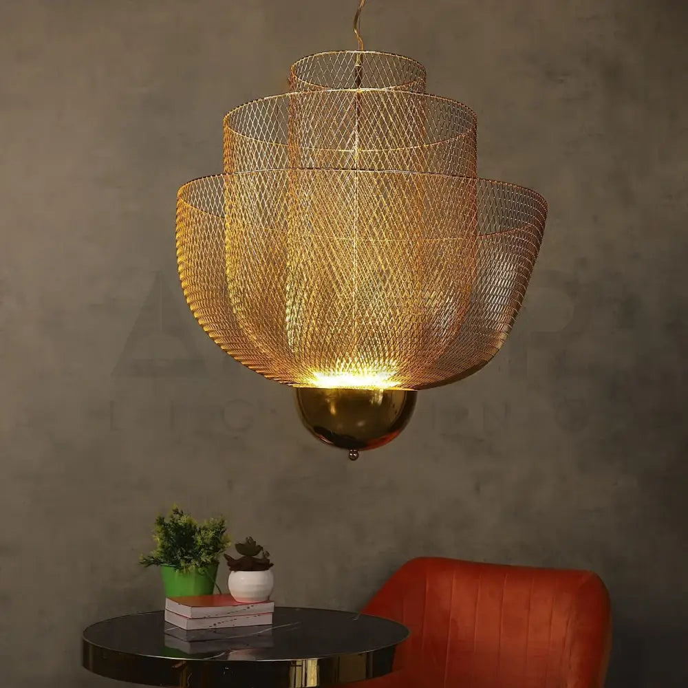ANKUR MENSH MODERN MESH NET CONTEMPORARY CHANDELIER Chandelier