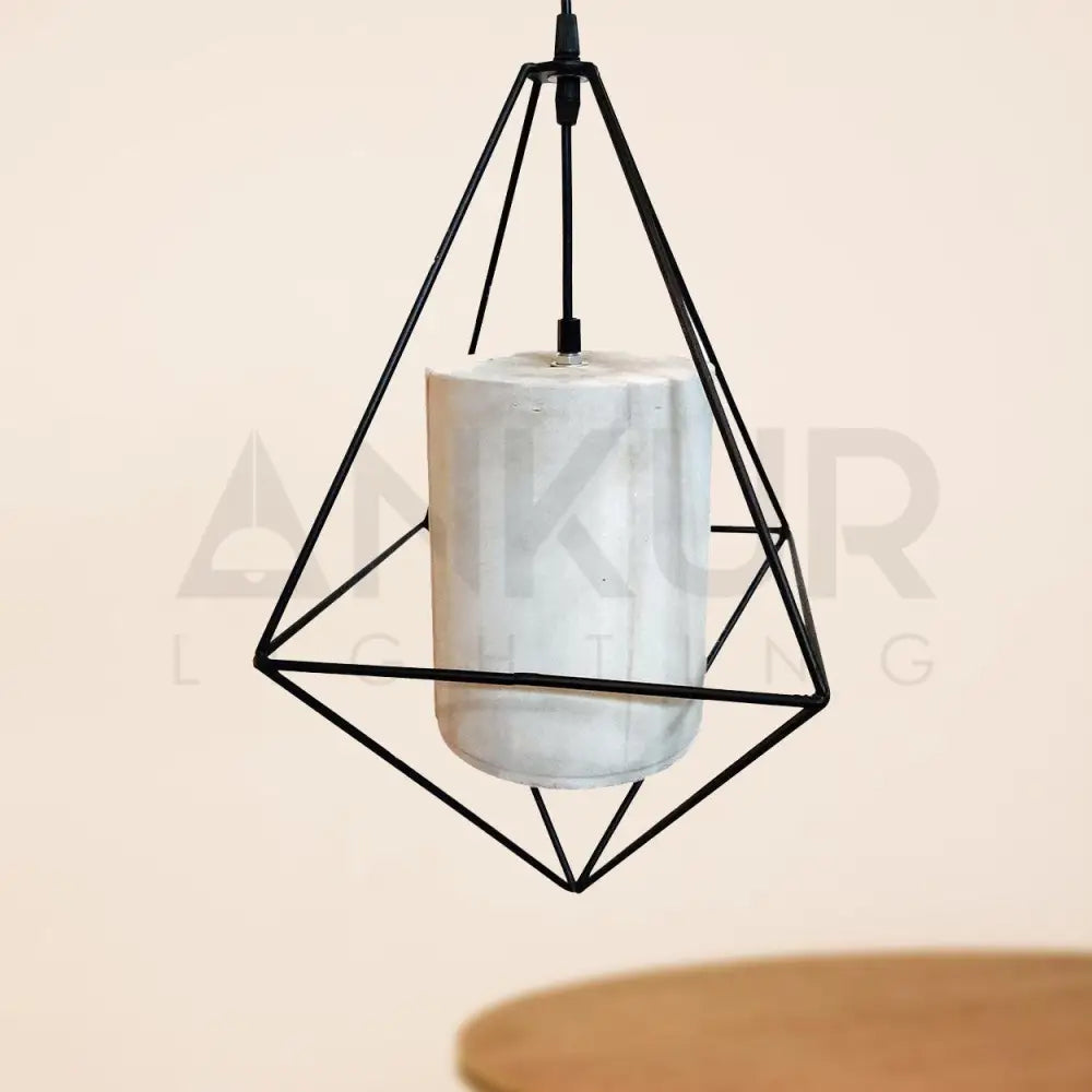 ANKUR METAL CAGE CONCRETE HANGING - Ankur Lighting
