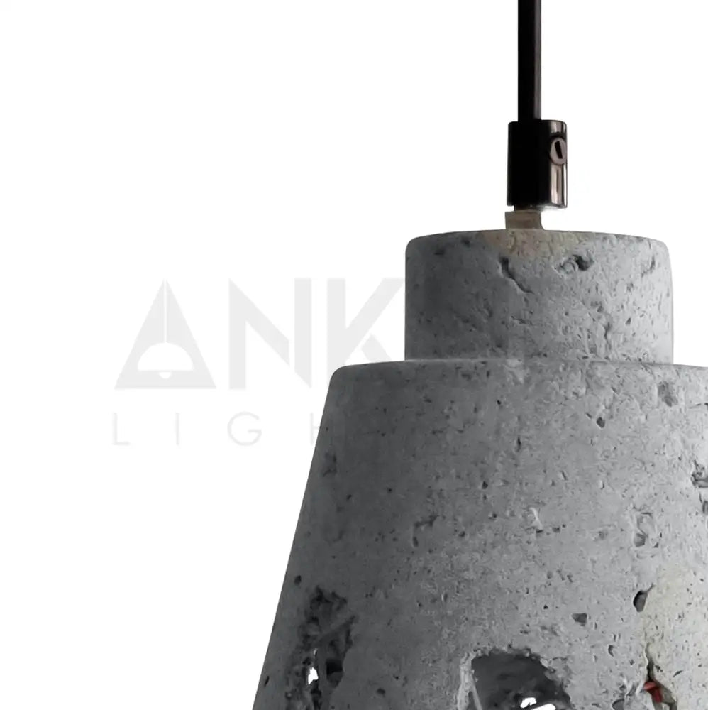 ANKUR METAL MESH CONE CONCRETE HANGING - Ankur Lighting