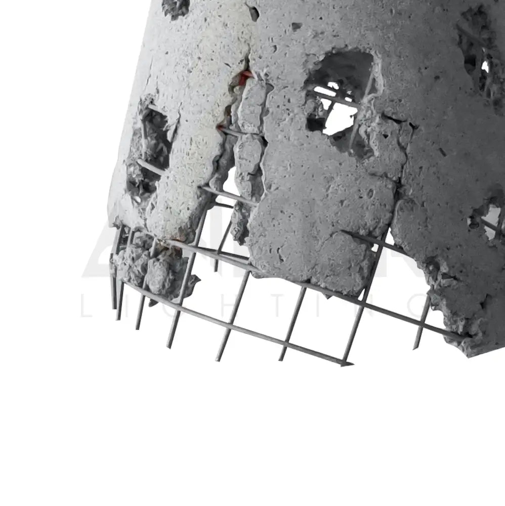 ANKUR METAL MESH CONE CONCRETE HANGING - Ankur Lighting