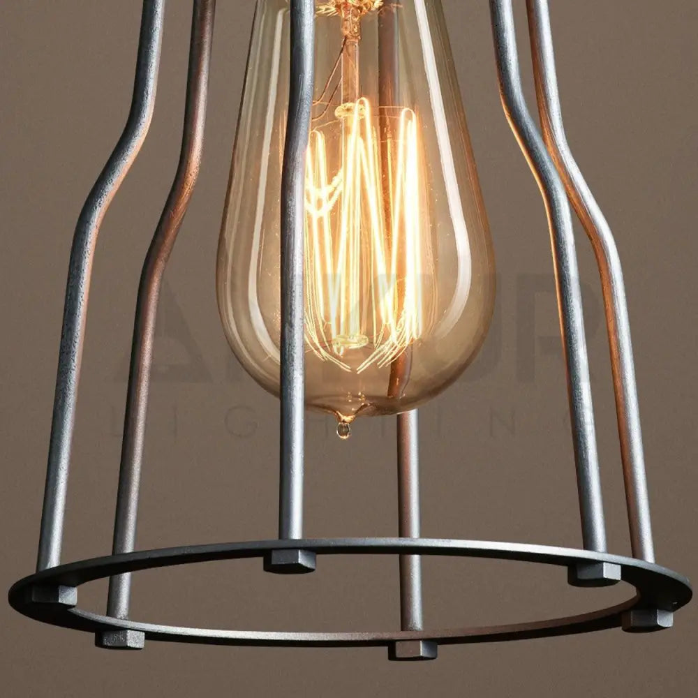 ANKUR METAL WIRE CAGE HANGING LIGHT - Ankur Lighting
