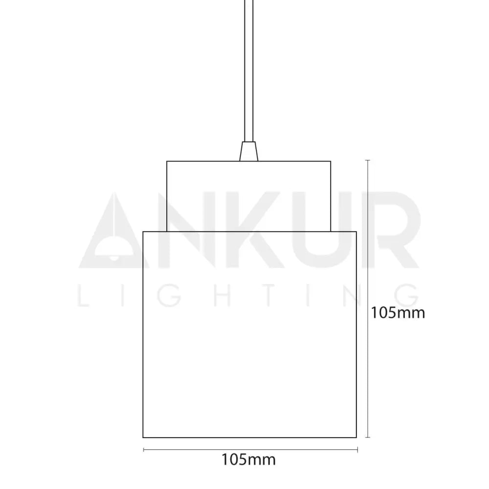 ANKUR MINI CUBE CONCRETE HANGING - Ankur Lighting