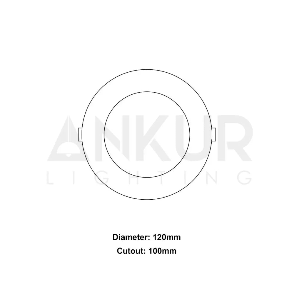 ANKUR MINI REXX ROUND 9W LED PANEL LIGHT - Ankur Lighting
