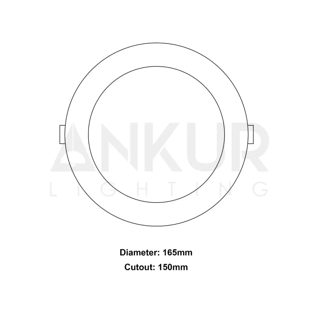 ANKUR MINI REXX ROUND 9W LED PANEL LIGHT - Ankur Lighting