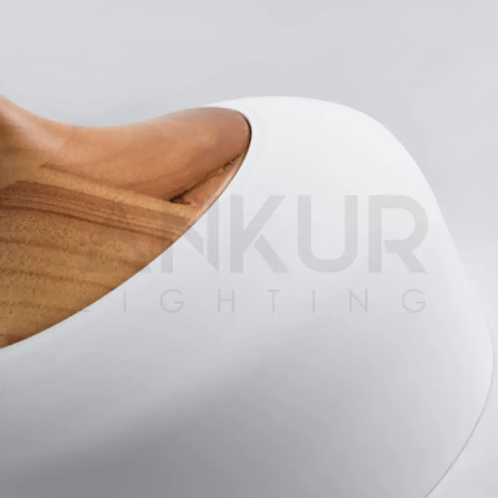 ANKUR MODERN NORDIC DOME WITH NATURAL WOOD PENDANT LIGHT - Ankur Lighting