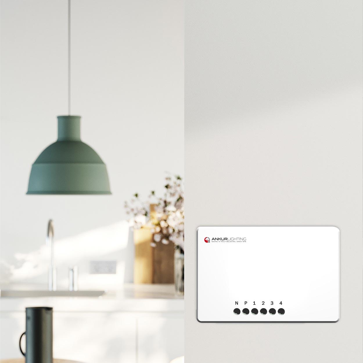 ANKUR NEXA RETROFIT SMART SWITCH FOR AUTOMATION BY PHONE AND ALEXA - Ankur Lighting