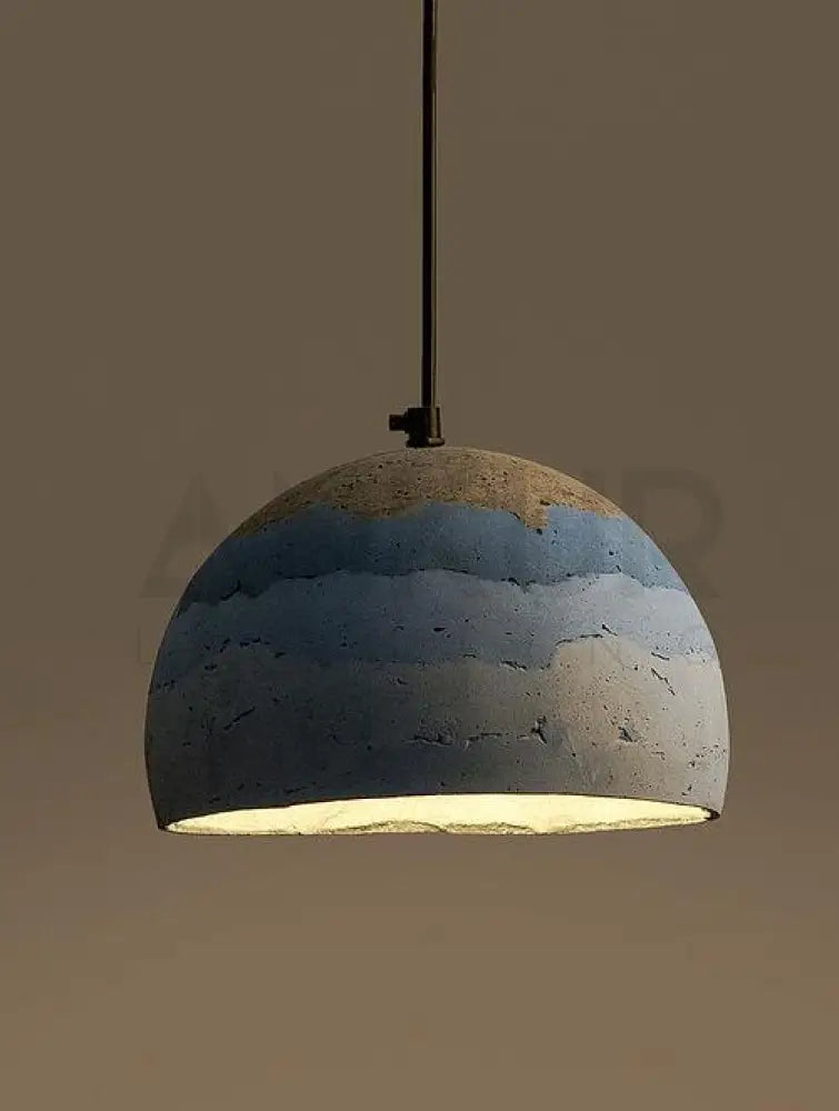 ANKUR ORB FEATHER LITE CONCRETE HANGING LIGHT - Ankur Lighting