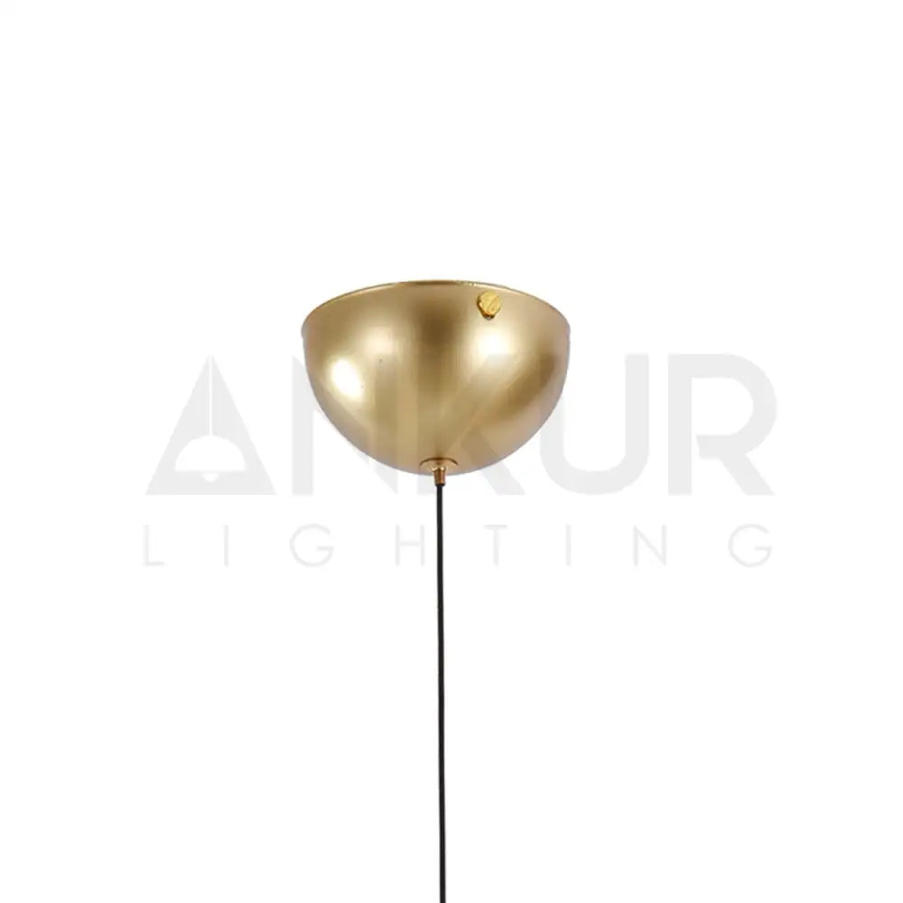 ANKUR OSAKA GOLD METAL CAGE HANGING LIGHT - Ankur Lighting