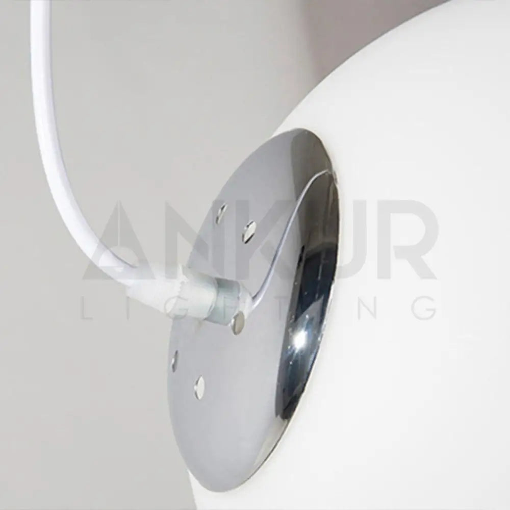 ANKUR PANDA FROSTED GLOBE PENDANT LIGHT - Ankur Lighting