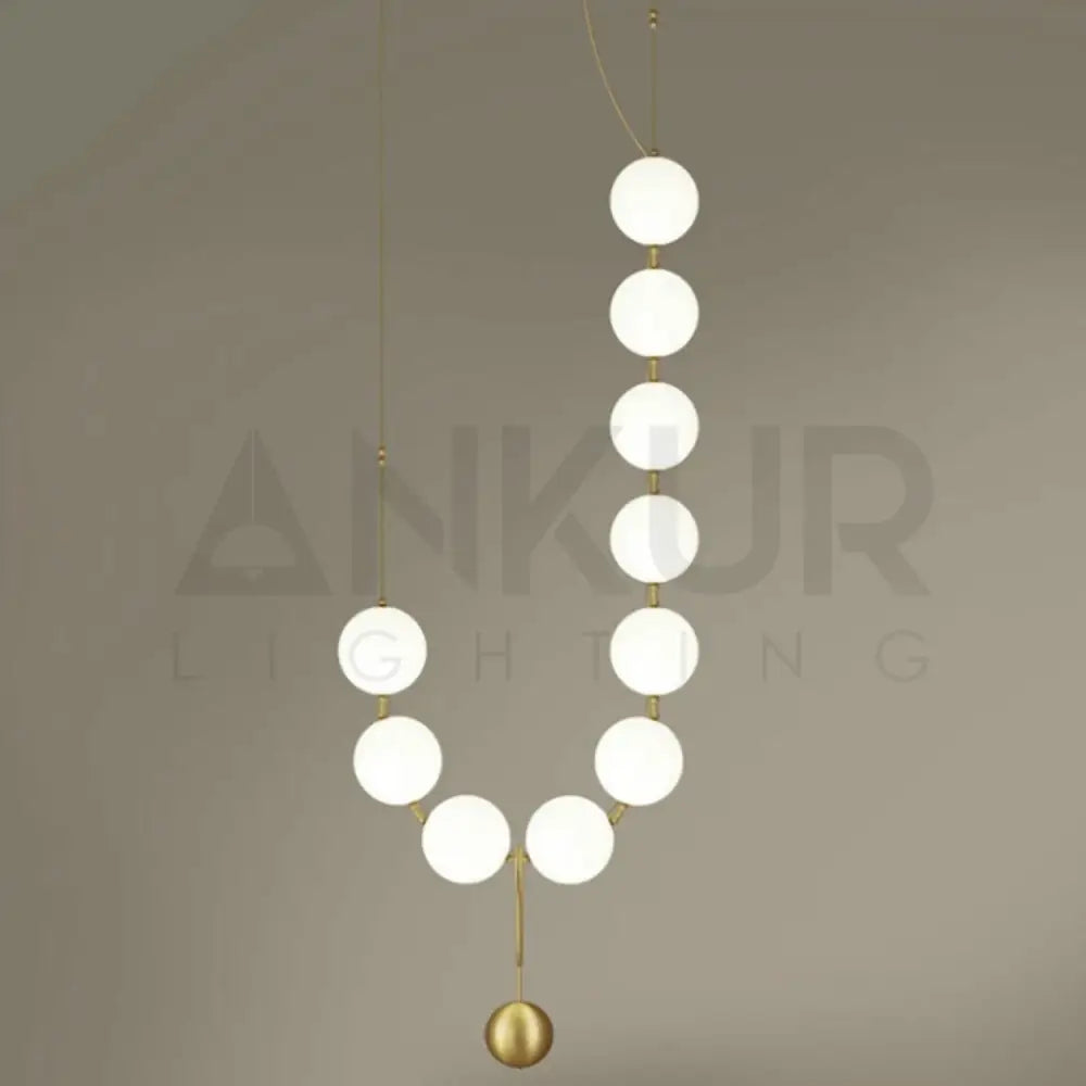 ANKUR THE STRING OF PEARLS CHANDELIER - Ankur Lighting