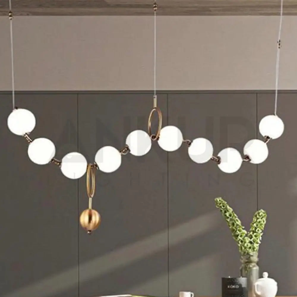ANKUR THE STRING OF PEARLS CHANDELIER - Ankur Lighting