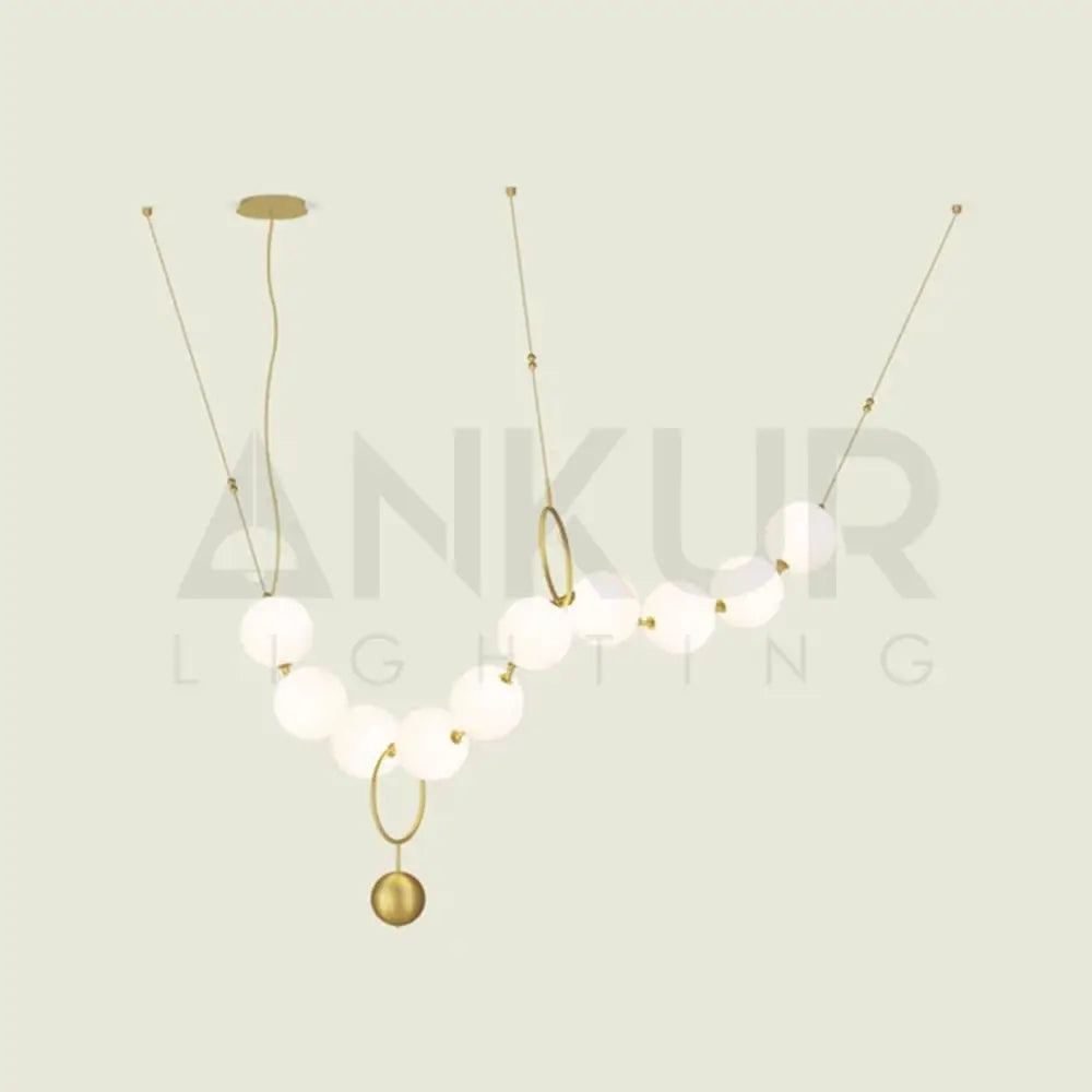 ANKUR THE STRING OF PEARLS CHANDELIER - Ankur Lighting