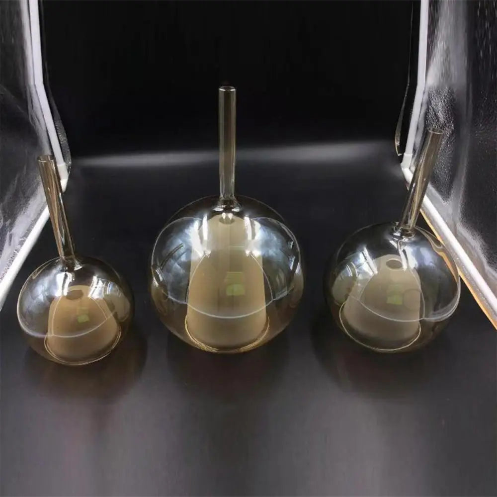 ANKUR PENTA GLO CONTEMPORARY DOUBLE HEIGHT GLASS CHANDELIER - Ankur Lighting