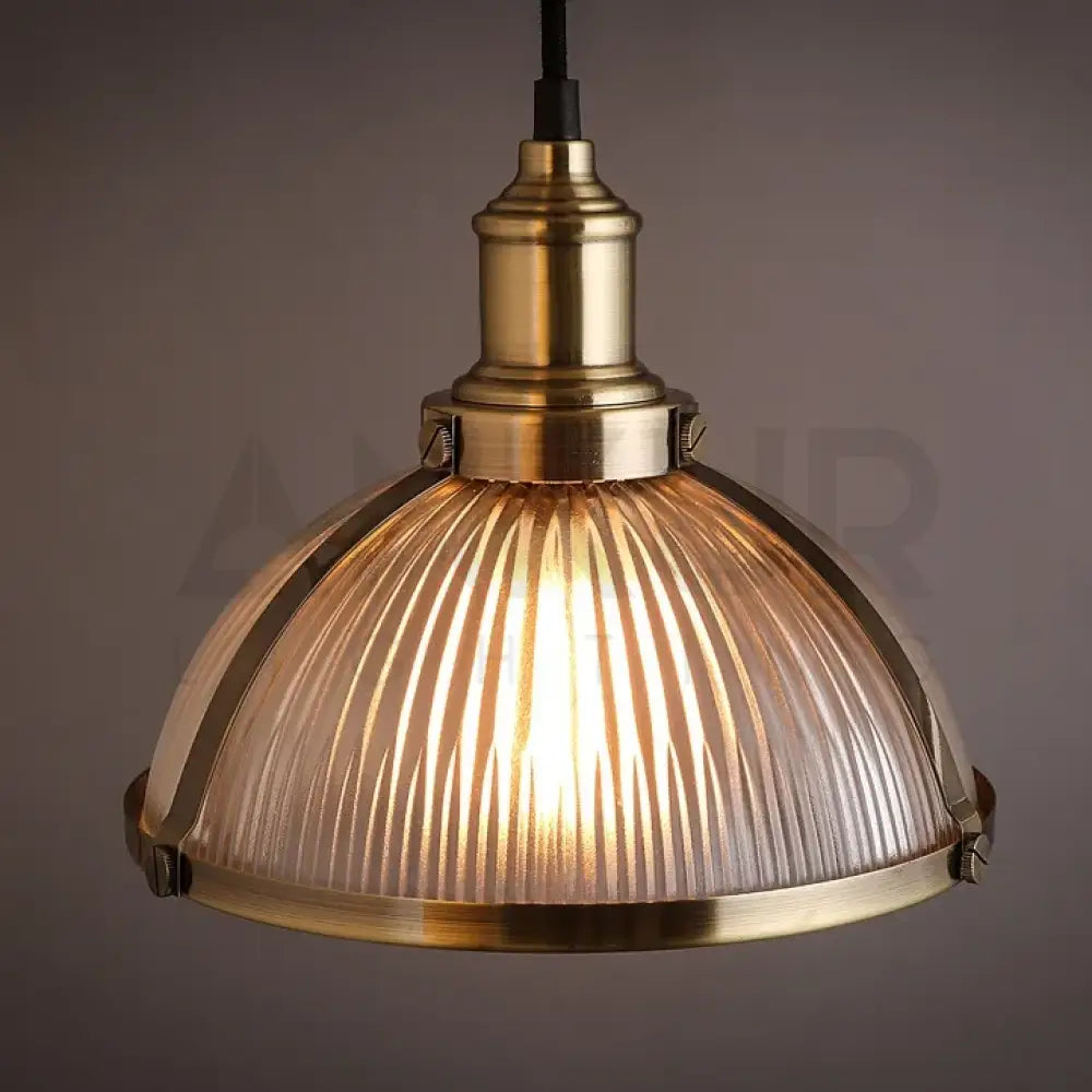 ANKUR QUEST VINTAGE STYLE METAL AND GLASS HANGING LIGHT - Ankur Lighting
