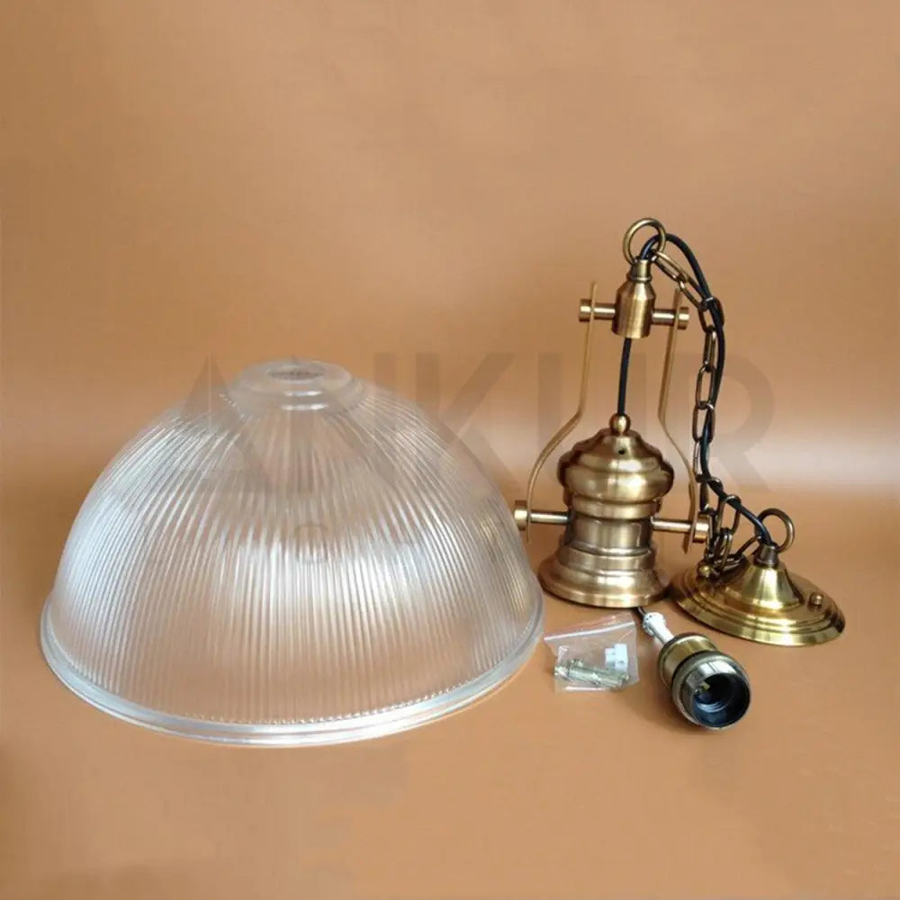 ANKUR QUEST VINTAGE STYLE METAL AND GLASS HANGING LIGHT - Ankur Lighting
