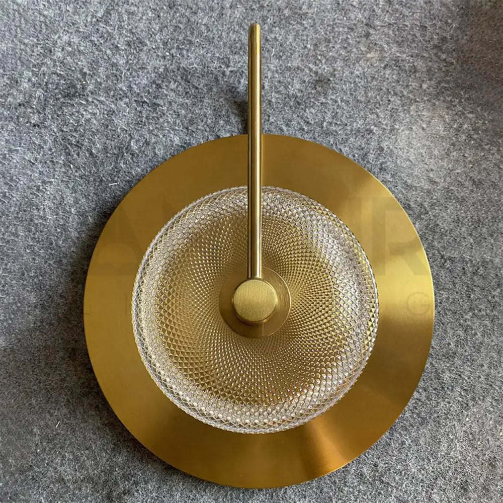 ANKUR RAINBOW ROUND WALL SCONCE LIGHT - ANTIQUE BRASS FINISH | MODERN LIGHT FIXTURE FOR HOME BEDROOM AND LIVING ROOM