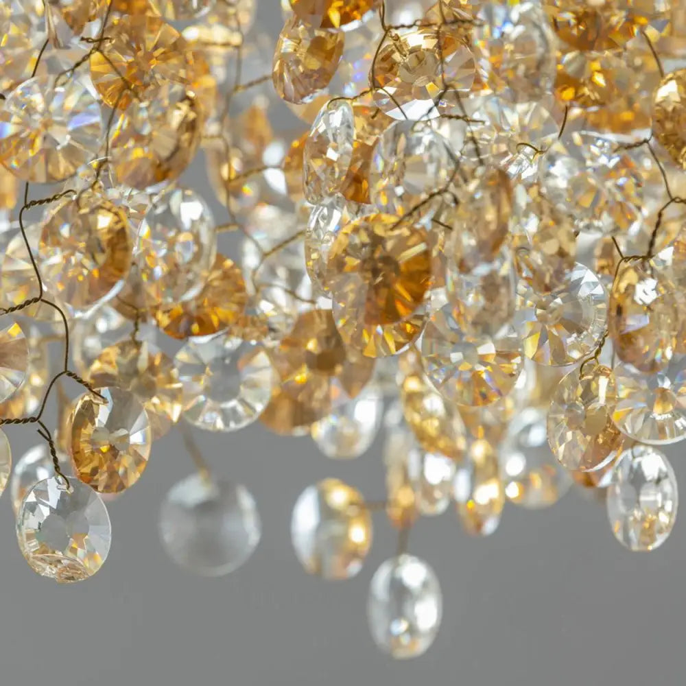 ANKUR RECTANGLE BLOOM CONTEMPORARY CRYSTAL CHANDELIER Chandelier