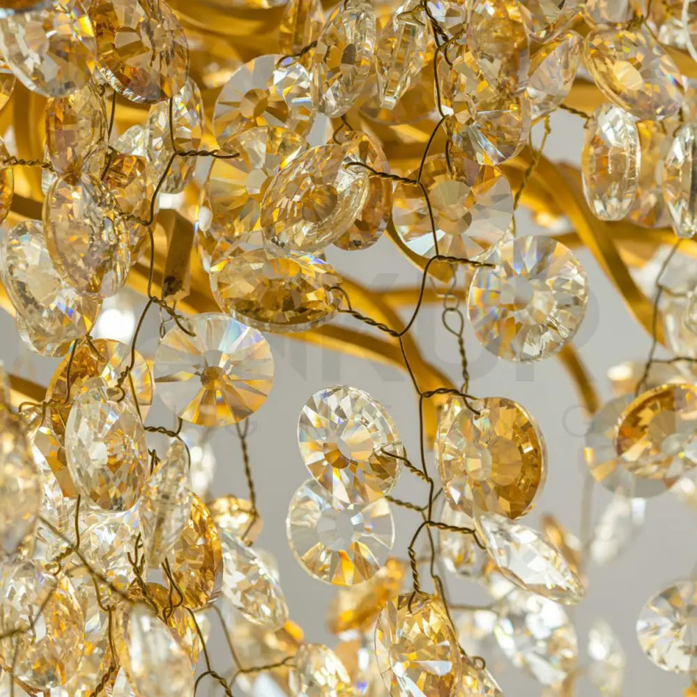 ANKUR RECTANGLE BLOOM CONTEMPORARY CRYSTAL CHANDELIER Chandelier