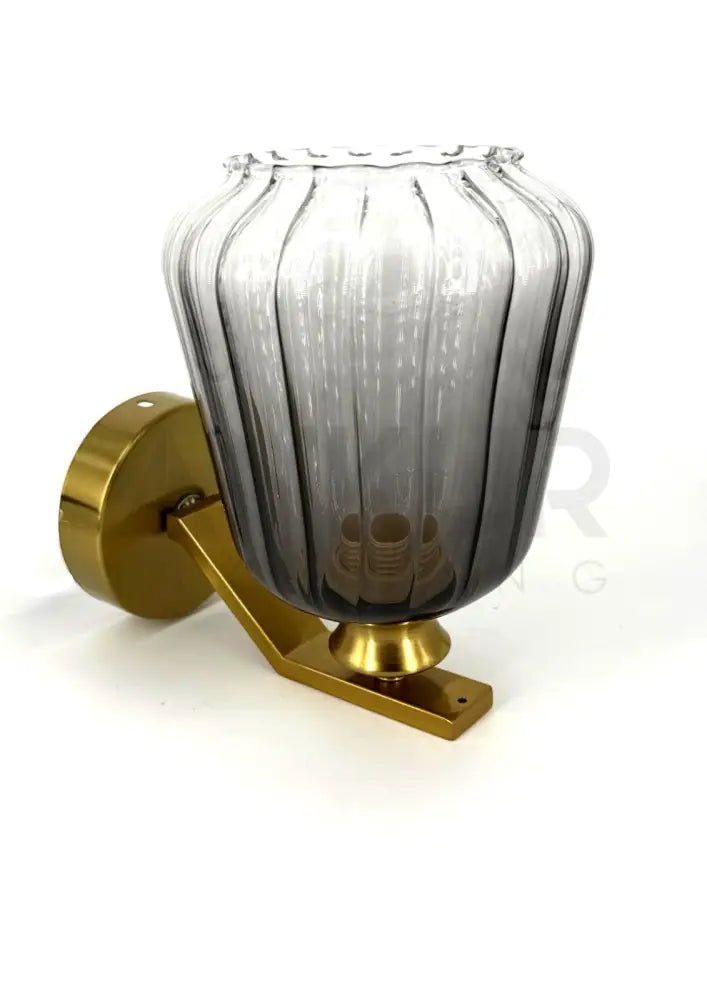 ANKUR RICCARDO METAL AND GLASS WALL LIGHT