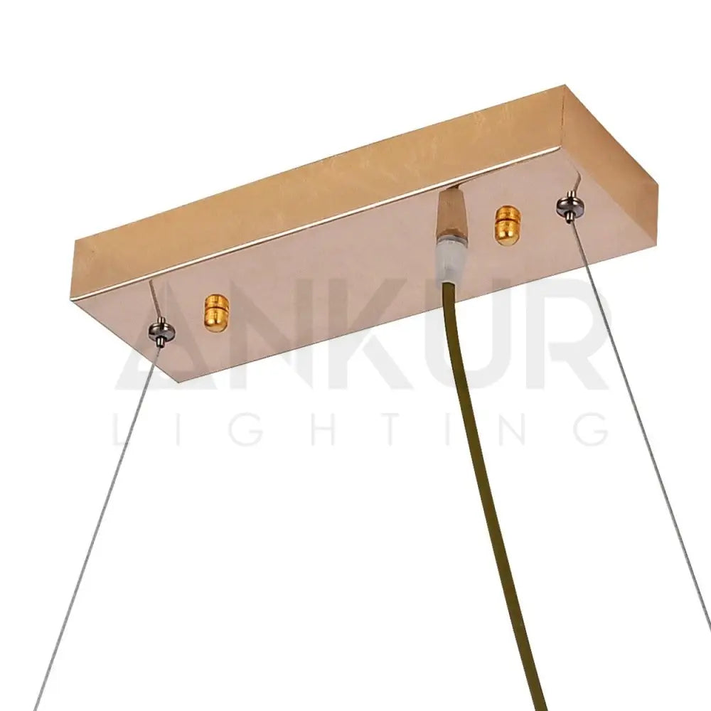 ANKUR ROMA 25 LIGHT CHAMPAGNE GLASS WITH GOLD METAL RADIANT CHANDELIER - Ankur Lighting