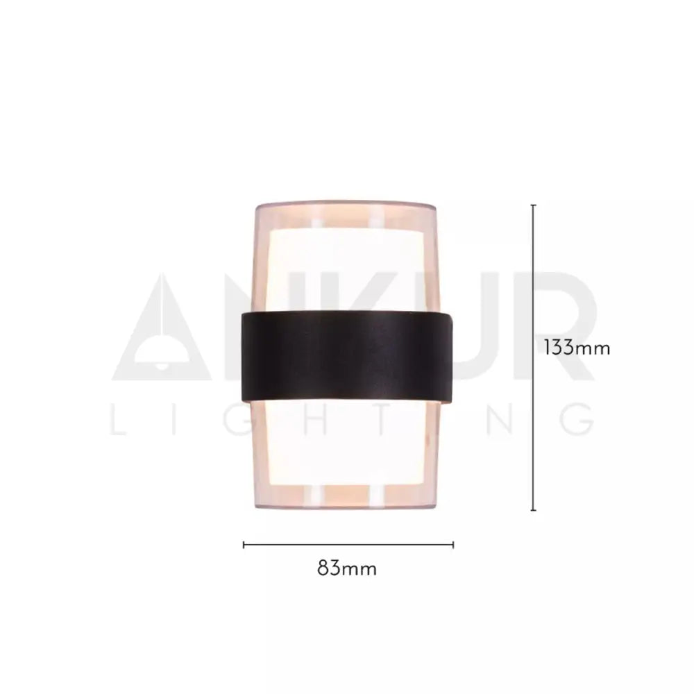ANKUR SABLE UP/DOWN INDOOR/OUTDOOR ACRYLIC WALL LIGHT - Ankur Lighting