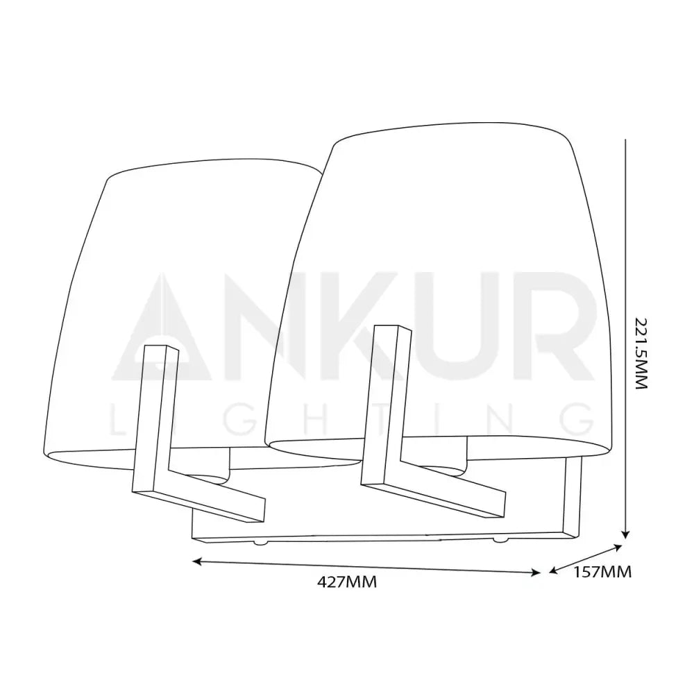 ANKUR SEMPRE SIMPLE ELEGANT WHITE GLASS WALL LIGHT - Ankur Lighting