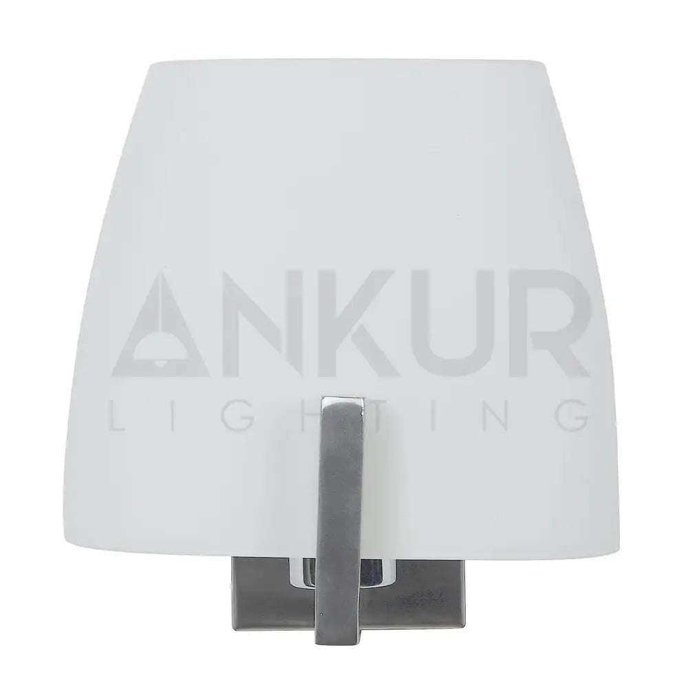 ANKUR SEMPRE SIMPLE ELEGANT WHITE GLASS WALL LIGHT - Ankur Lighting