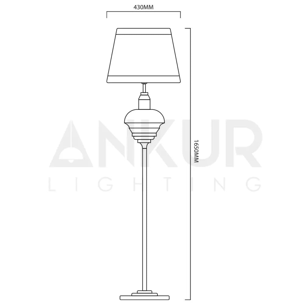 ANKUR SEVERN DESIGNER FLOOR LAMP - Ankur Lighting