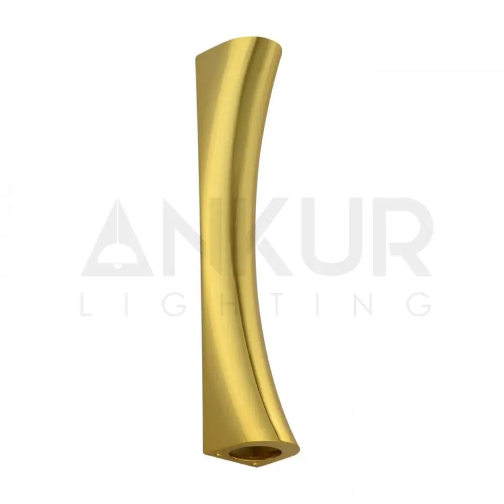 ANKUR SLEEK MODERN UP/DOWN 2-WAY LED BEDSIDE WALL LIGHT MATT GOLD Wall Light