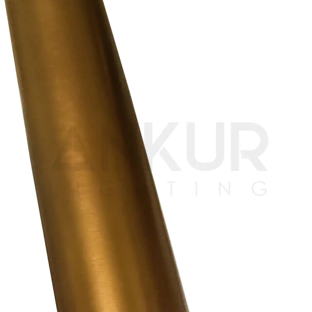 ANKUR SLIM CONE LUNGO COFFEE COLOUR LED PENDANT LIGHT - Ankur Lighting