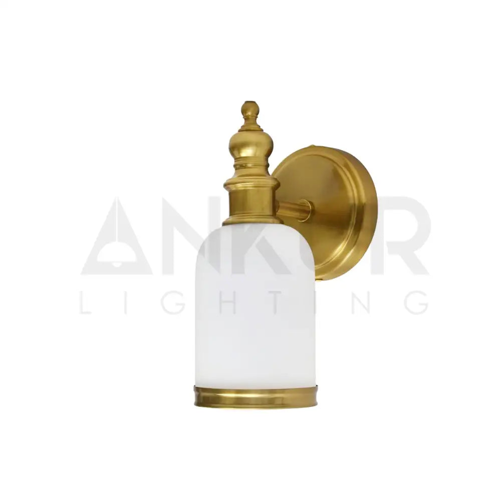 ANKUR SOVEREIGN VINTAGE STYLE METAL AND GLASS MIRROR LIGHT 1 Lamps