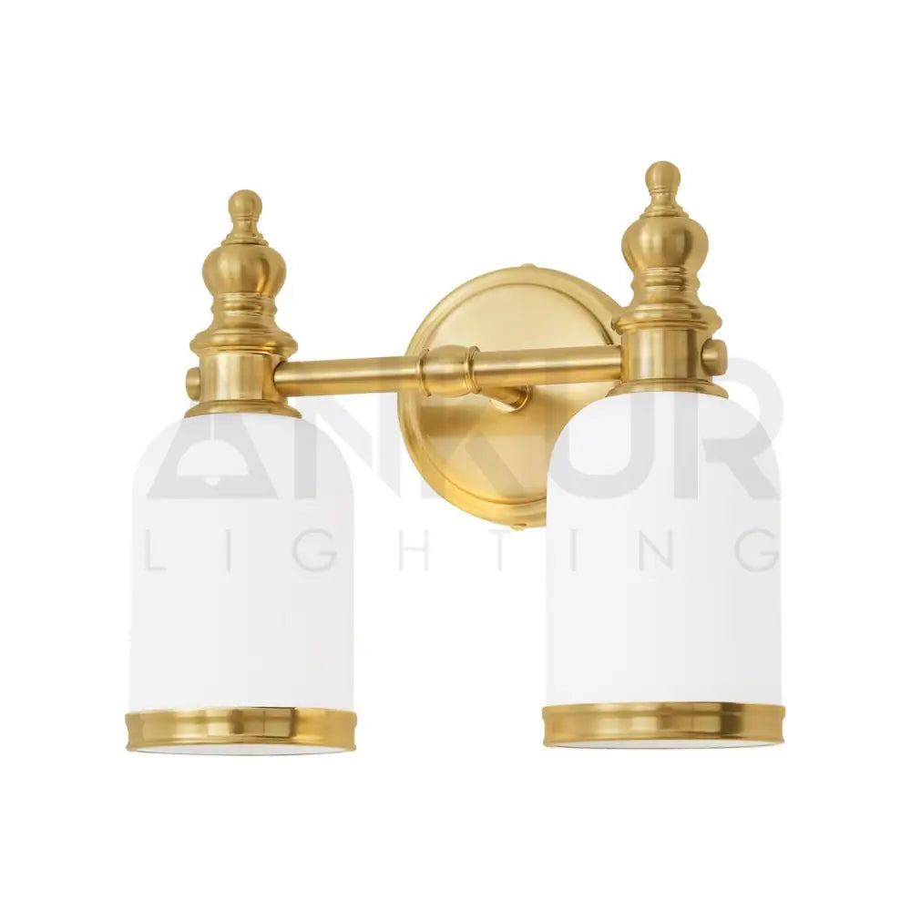 ANKUR SOVEREIGN VINTAGE STYLE METAL AND GLASS MIRROR LIGHT