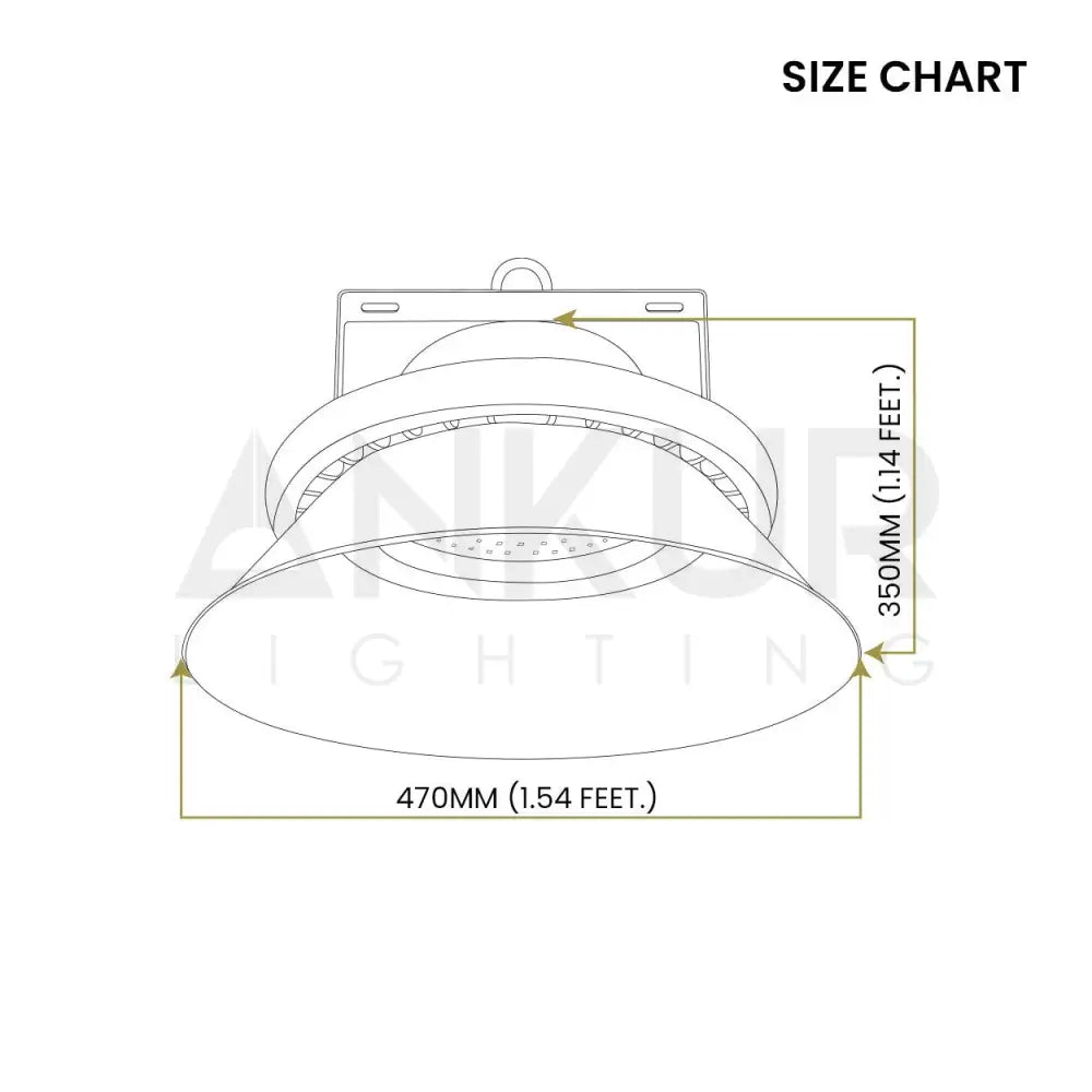 ANKUR SVT LED HIGH-BAY INDUSTRIAL LIGHT - Ankur Lighting