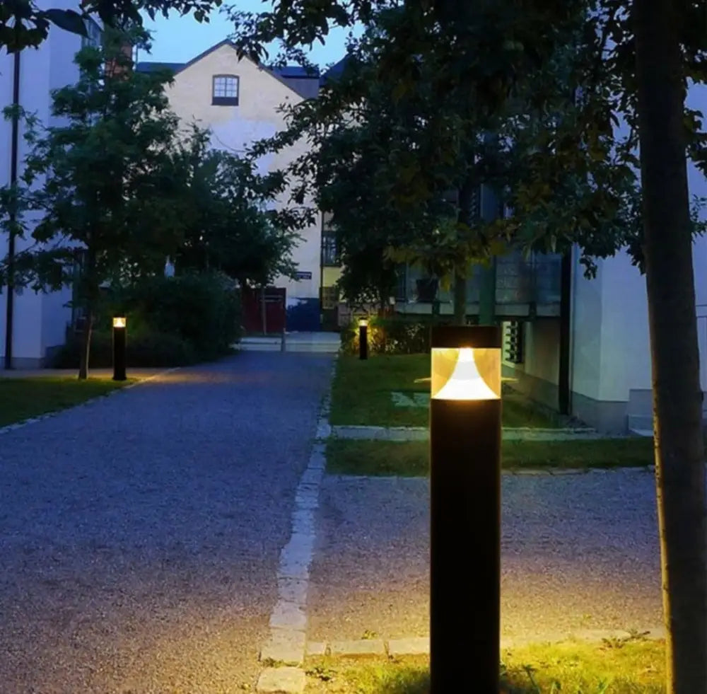 ANKUR TESS MODERN 12W ANTI-GLARE BOLLARD LIGHT – IP65 WATERPROOF ELEGANT OUTDOOR LED PATHWAY LIGHTING