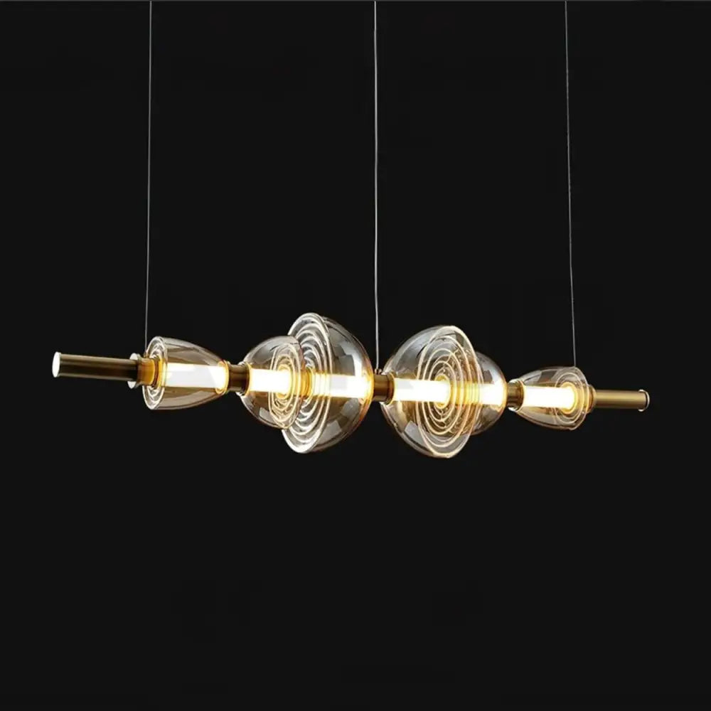 ANKUR TITAN LINEAR MODERN LED HANGING / CHANDELIER FOR DINING TABLE AND OFFICE TABLE Lighting