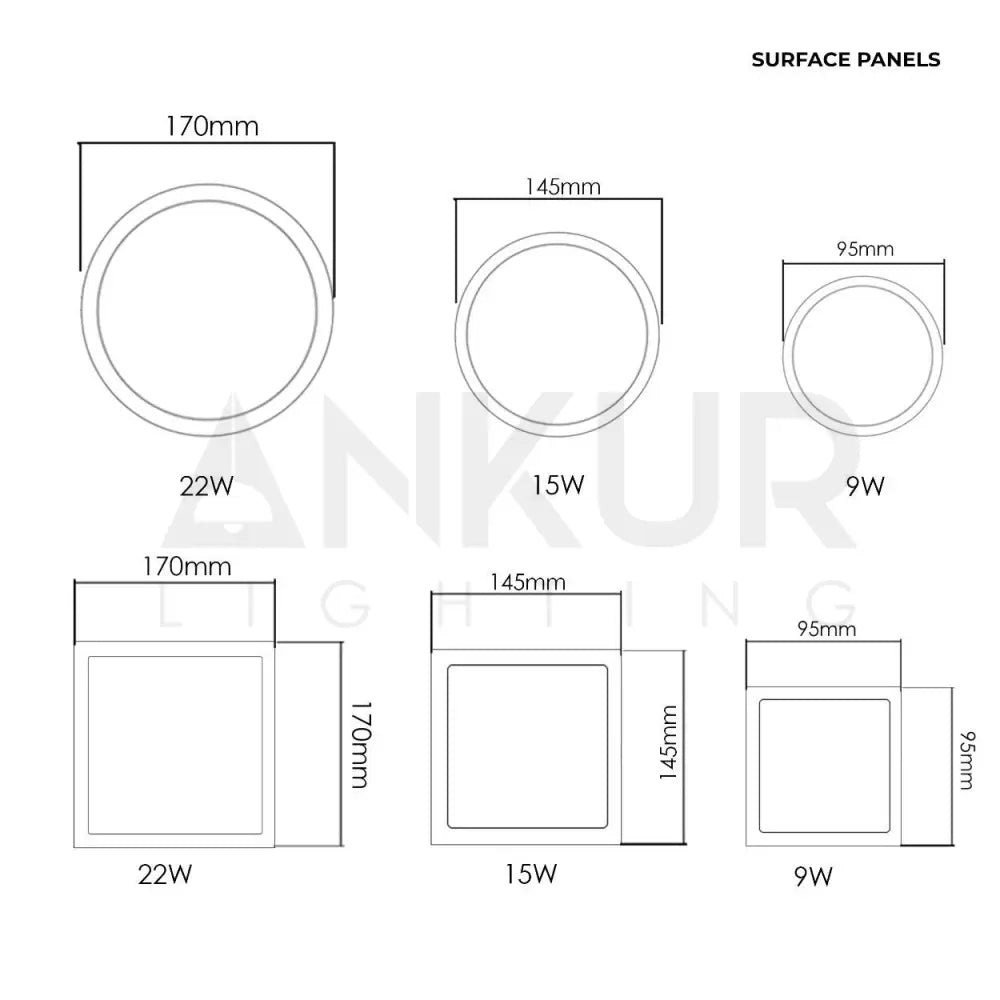 ANKUR TRIM LED PANEL LIGHT - Ankur Lighting