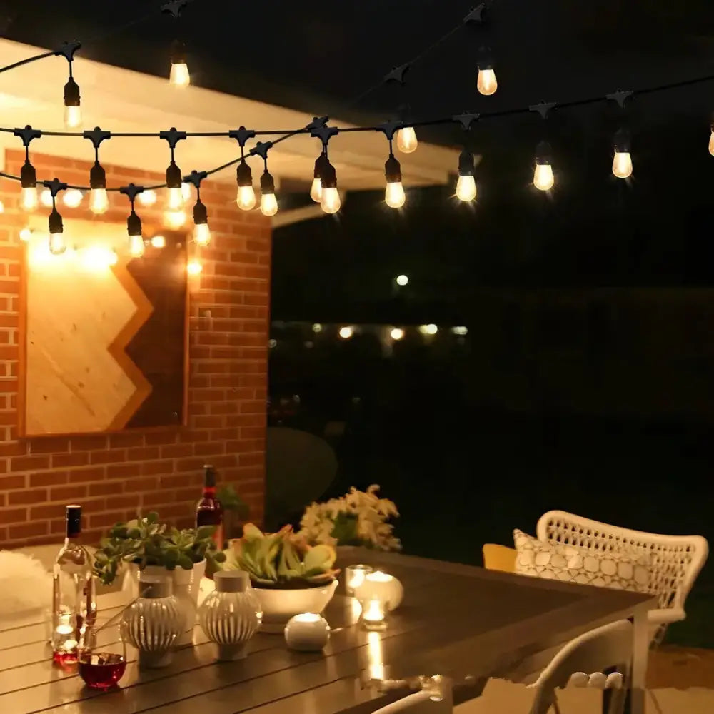 ANKUR TWISTED FABRIC COVERED VINTAGE LAMP PENDANT BULB LED STRING LIGHT 5 METER/10 HOLDERS