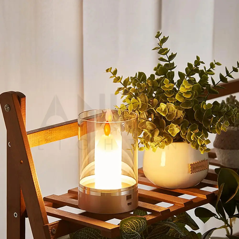 ANKUR UNPLUGGED ETERNA FLAME WIRELESS RECHARGABLE TABLE LAMP Table Lamp