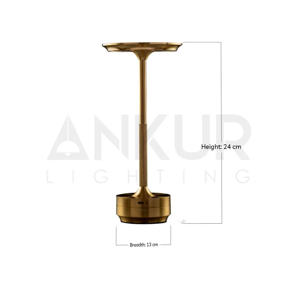 ANKUR UNPLUGGED VINTAGE RAY WIRELESS RECHARGABLE TABLE LAMP Table Lamp