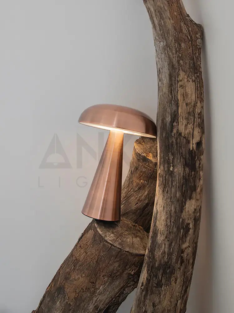 ANKUR UNPLUGGED ZEN LUME WIRELESS MUSHROOM SHAPED TABLE LAMP Table Lamp