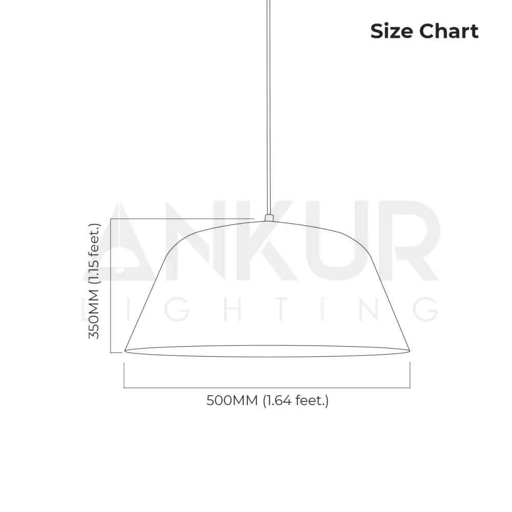 ANKUR WILDER DOME HANGING LIGHT - Ankur Lighting