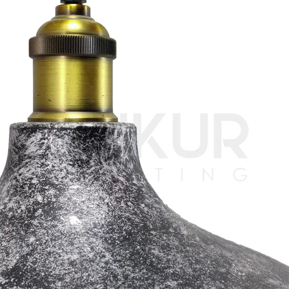 ANTIQUE RUSTIC BLACK METAL PENDANT LIGHT - Ankur Lighting