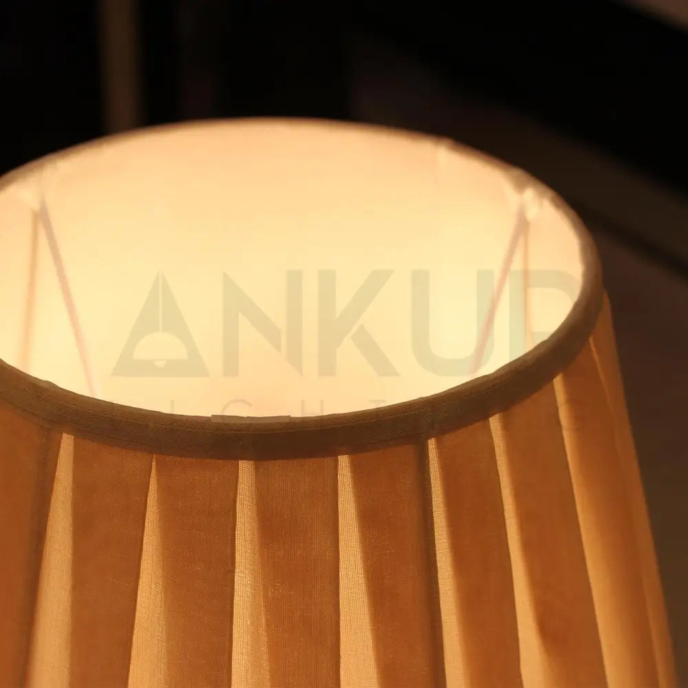 AQUA CERAMIC BEDSIDE TABLE LAMP - Ankur Lighting