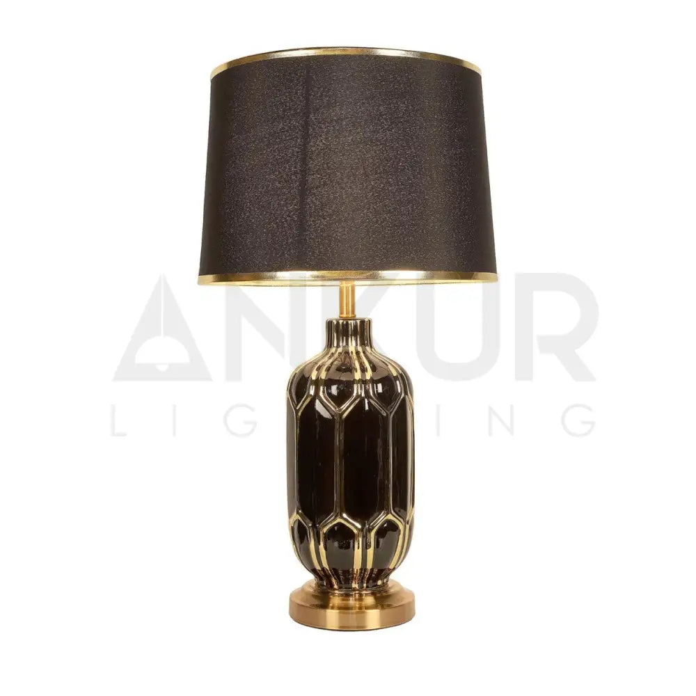 BLEEN CERAMIC TABLE LAMP BEDSIDE LAMP - Ankur Lighting