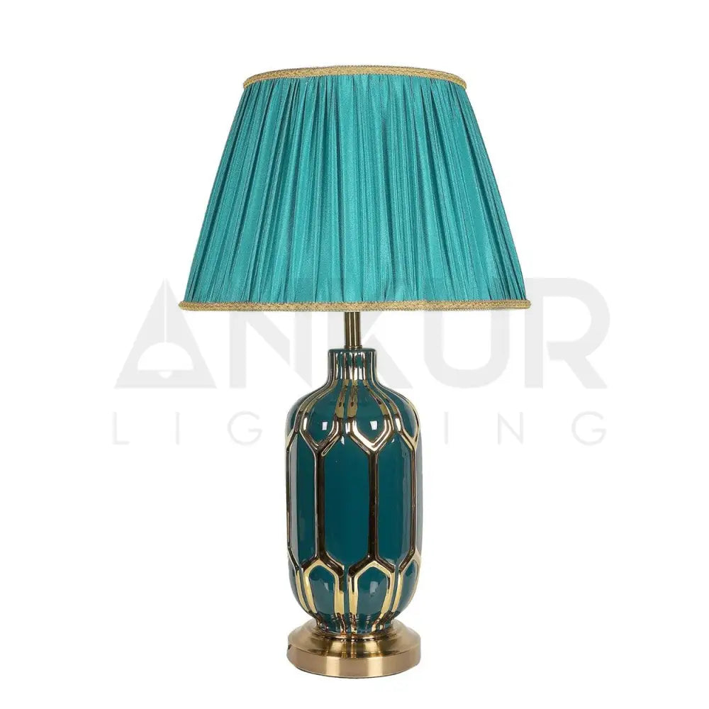 BLEEN CERAMIC TABLE LAMP BEDSIDE LAMP - Ankur Lighting