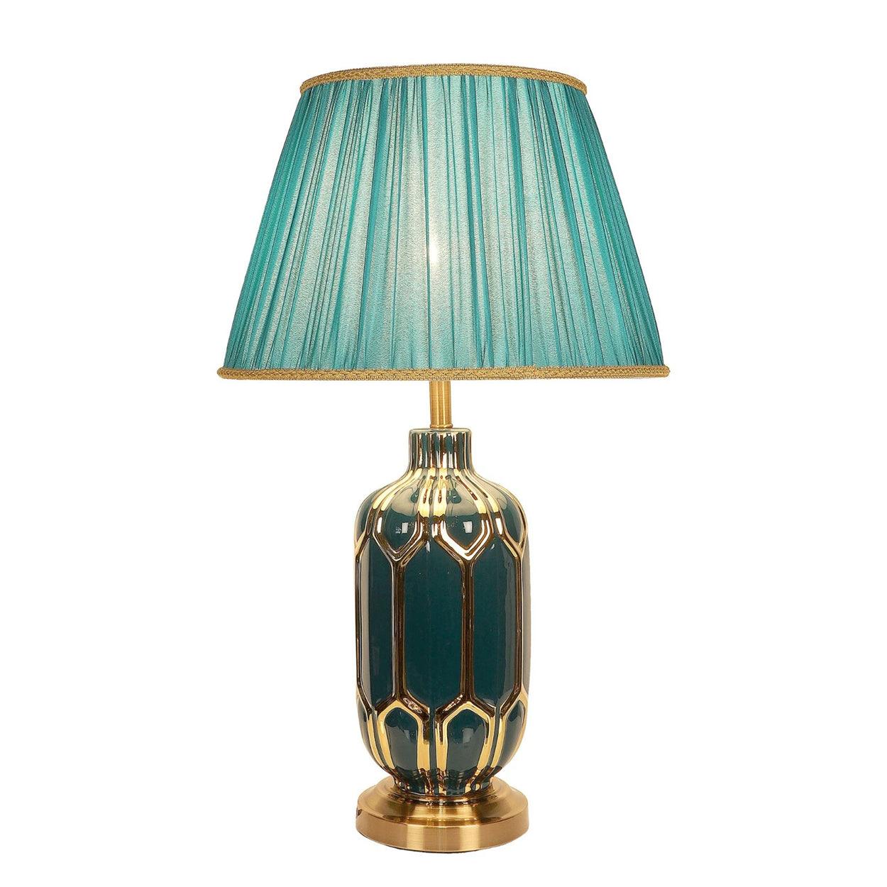 BLEEN CERAMIC TABLE LAMP BEDSIDE LAMP - Ankur Lighting